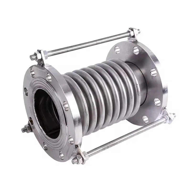 Metal corrugated flange compensator